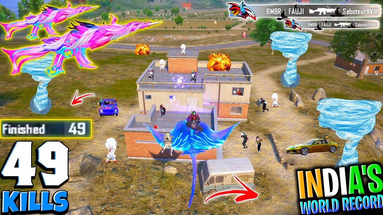 HIGHEST 49 SOLO FINISHES WORLD RECORD IN BGMI INDIA 🔥 NEW AQUA MAN MODE 3.3 UPDATE - BGMI NEW UPDATE