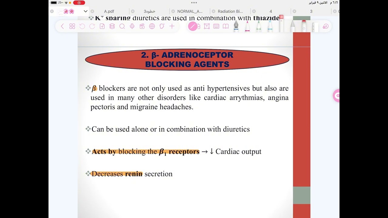 Pharmacology |🪭Cardiovascular disease 