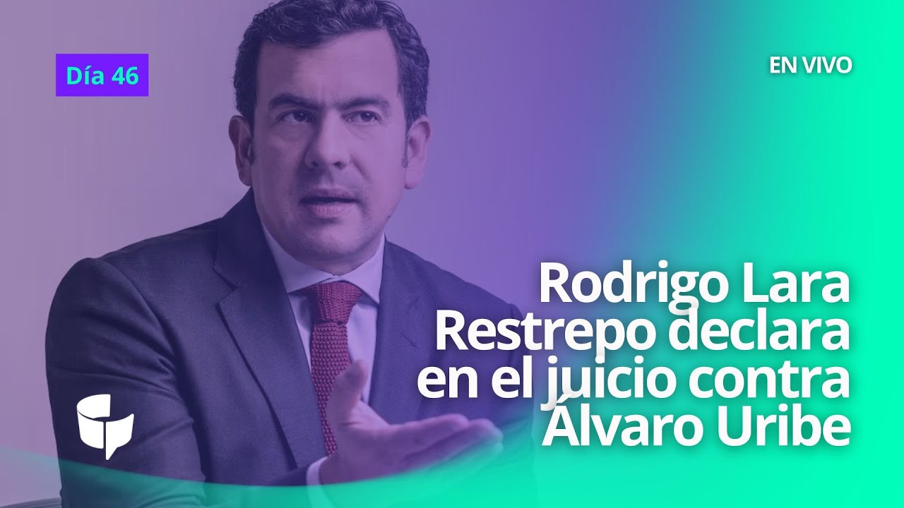 #UribeEnJuicio | Rodrigo Lara Restrepo declara en el juicio contra Álvaro Uribe