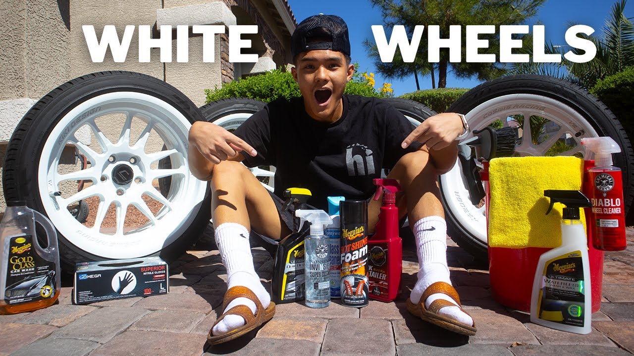 How I keep my white wheels CLEAN | Jayden Nebril