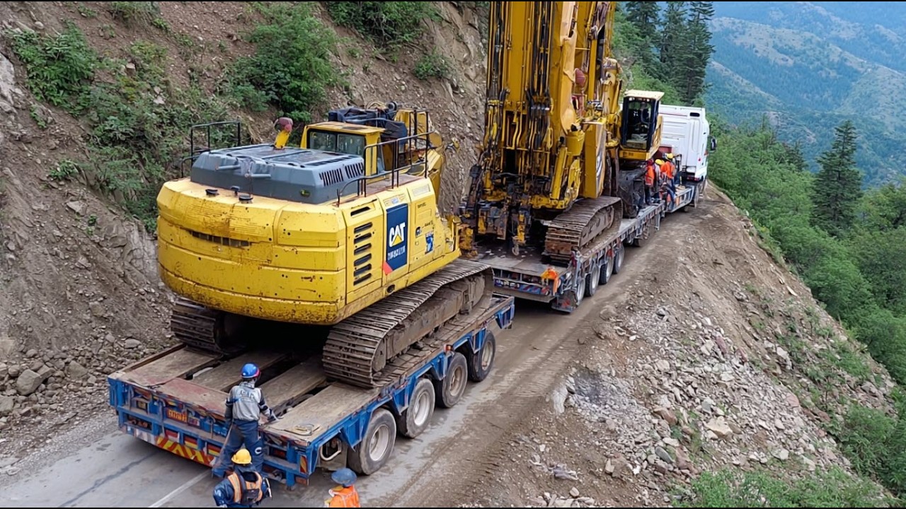 World&rsquo;s Heaviest Transport Operations: Oversized Cargo on Rugged Mountain Roads