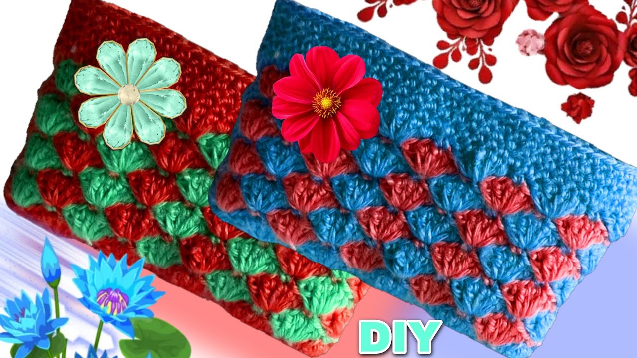 CÓMO tejer MONEDEROS a crochet con PATRÓN GRATIS