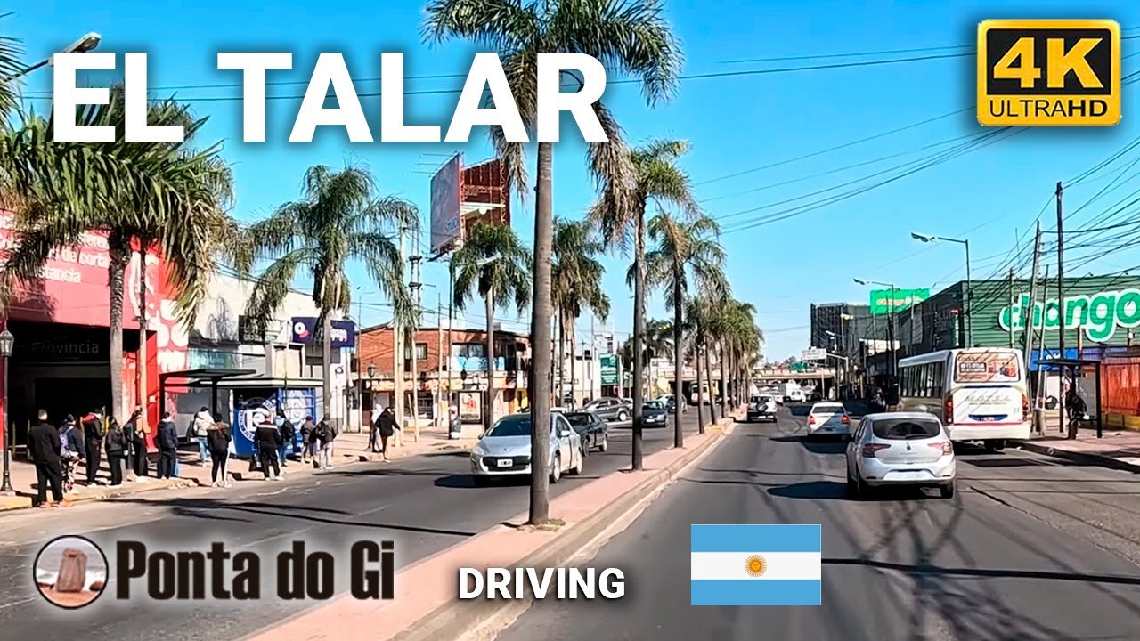 Con AIRE de PUEBLO - CIUDAD de EL TALAR [Partido de TIGRE] AMBA #driving TOUR 2024 uhd 4K ARGENTINA