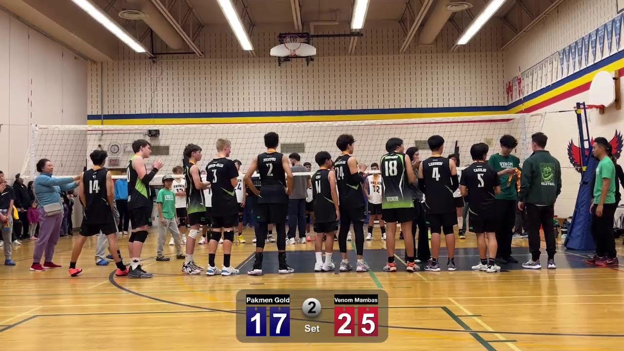 Venom Mambas Vs Pakmen Gold - Provincial Cup 15u Finals