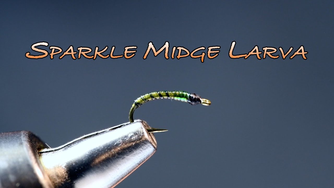 Инструкция по вязанию мушки Sparkle Midge Larva от Чарли Крейвена.