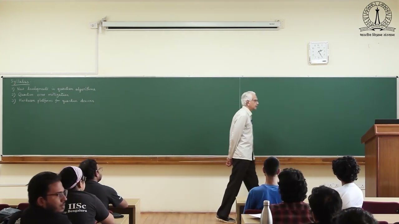 Lecture 1: Outline of Course Syllabus