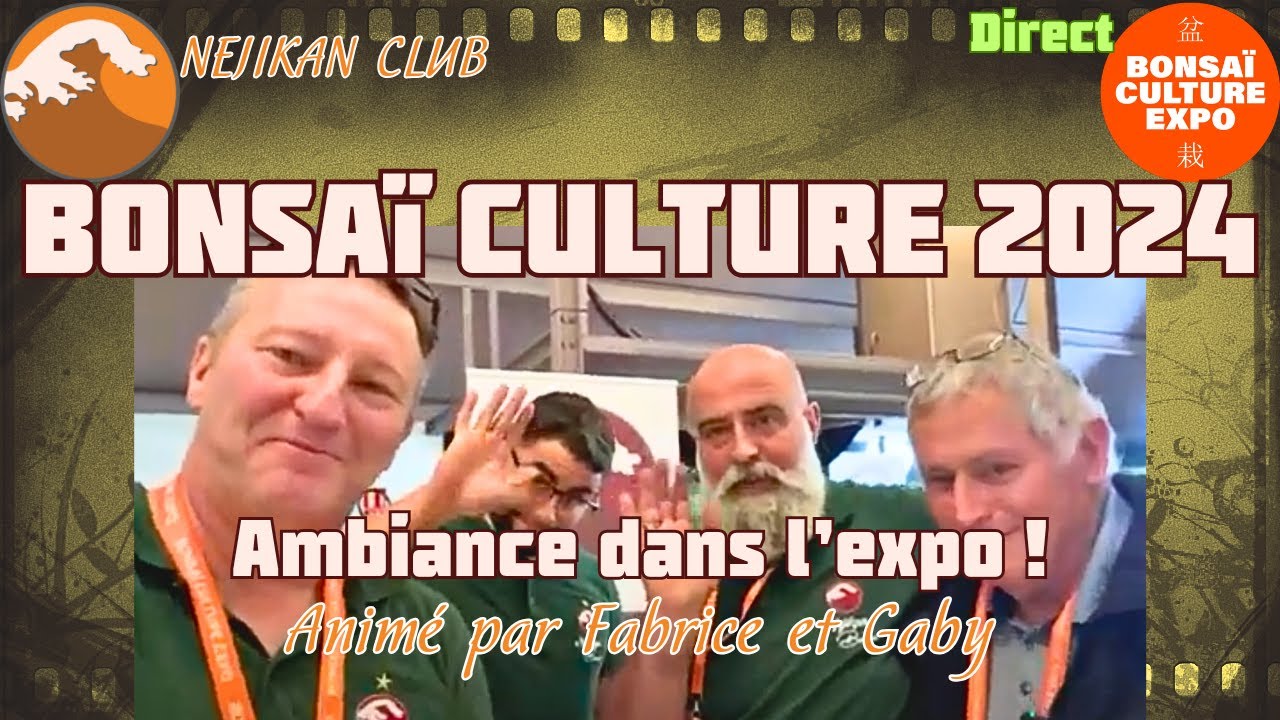 En immersion à Bonsai Culture Expo – 4e édition | Adam Jones en démo ✅ NEJIKAN CLUB PUBLIC ✅