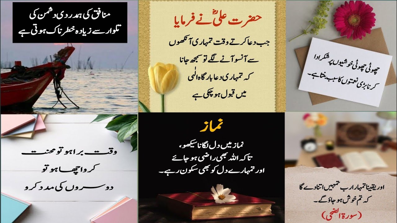 Golden words in Urdu|Islamic Motivational Quotes|Best Urdu quotes about life 