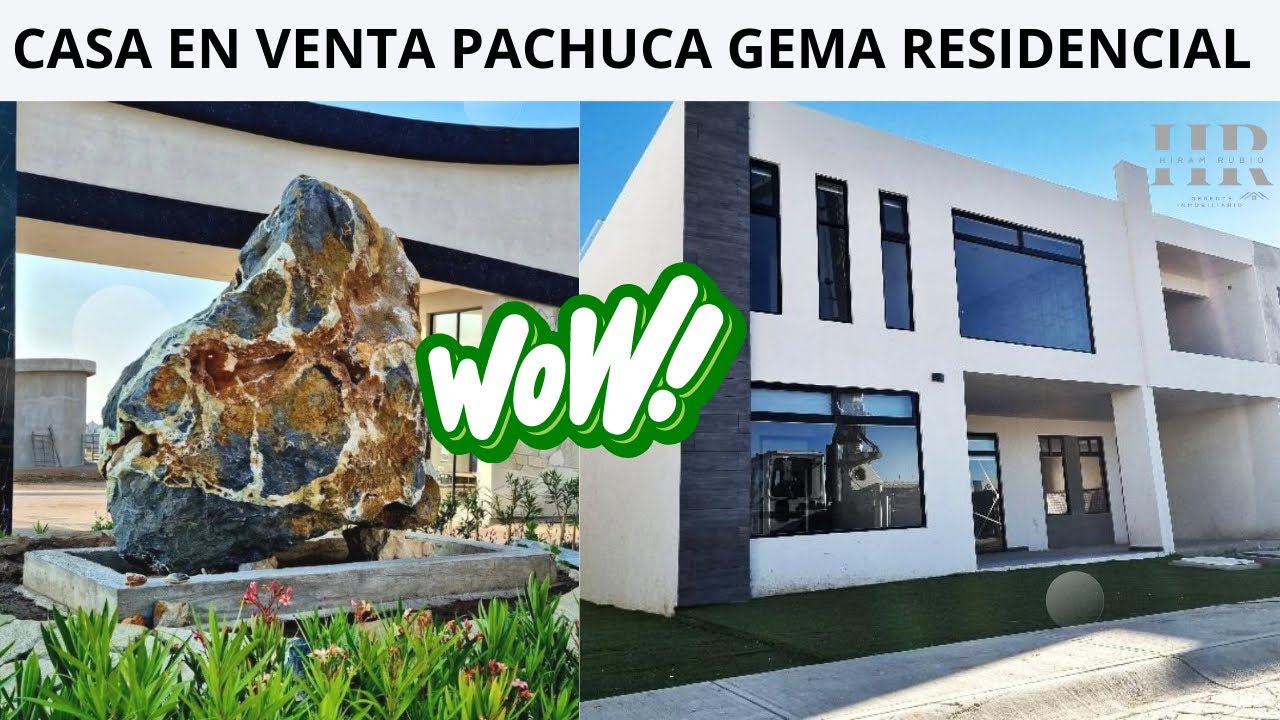 ✅CASA EN VENTA PACHUCA HGO FRACC GEMA RESIDENCIAL 😍🔥