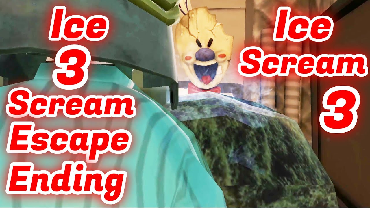 Ice Scream 3 Escape Ending Scene 🏃‍♂️
