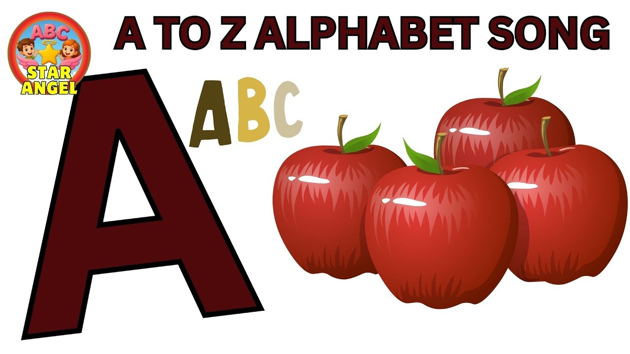 Изучаем алфавит с помощью фонетики: образовательные стишки про яблоко (A for Apple).