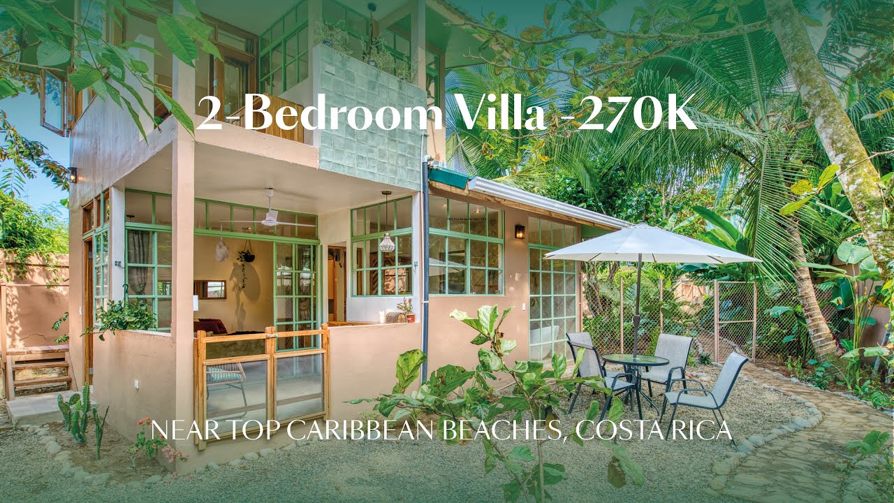 Tropical 2-Bedroom Villa Near the Beach | Puerto Viejo Home for Sale – $270,000