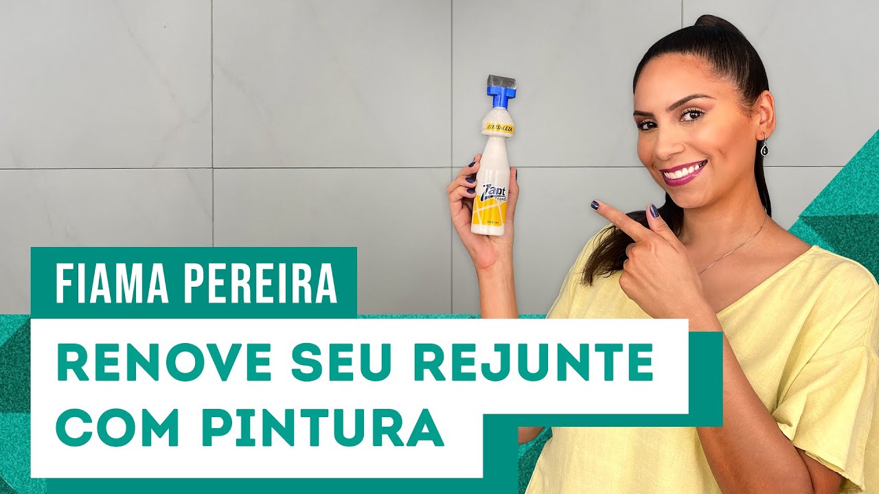 Como pintar rejunte e renovar seu piso com Fiama Pereira