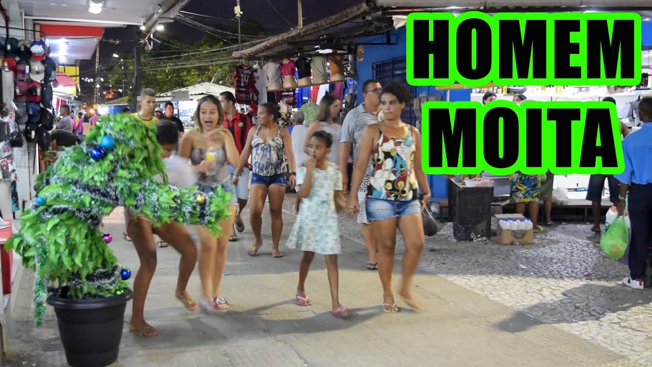 PEGADINHA - HOMEM MOITA - ASSUSTANDO PESSOAS - Bushman Prank