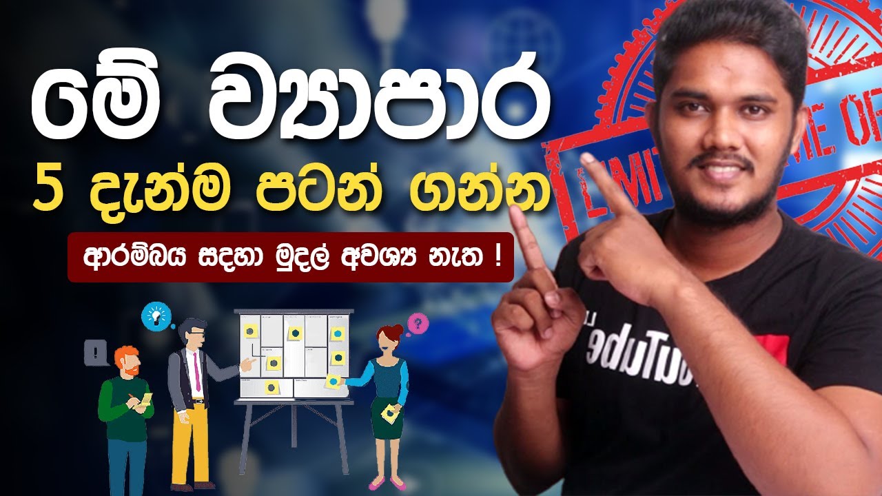 නිදාගෙන හිටියත් සල්ලි එන මේ ව්‍යාපර පහ දැන්ම පටන් ගන්න | Best 05 Passive Income Ideas | Sinhala