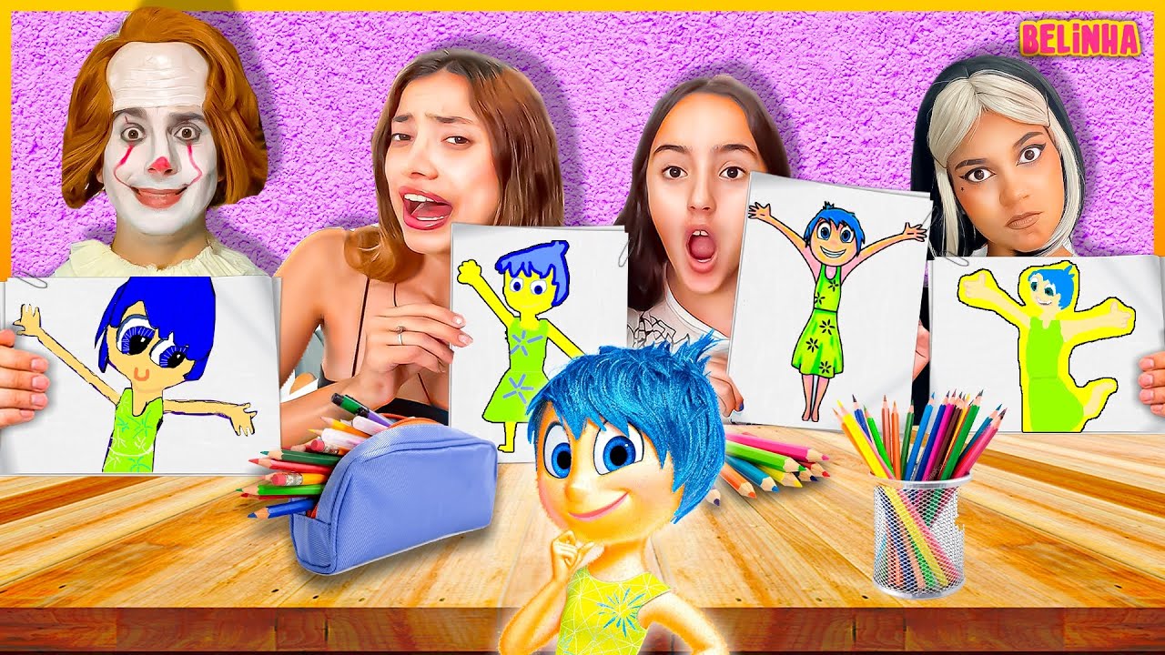 QUEM FEZ ESSE DESENHO? COM NOSSOS AMIGOS E A ALUNA NOVA