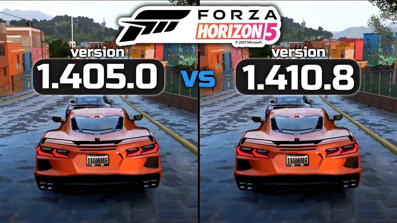 Forza Horizon 5 - Version (1.405.002 vs 1.410.860) | New Update - Performance Comparison