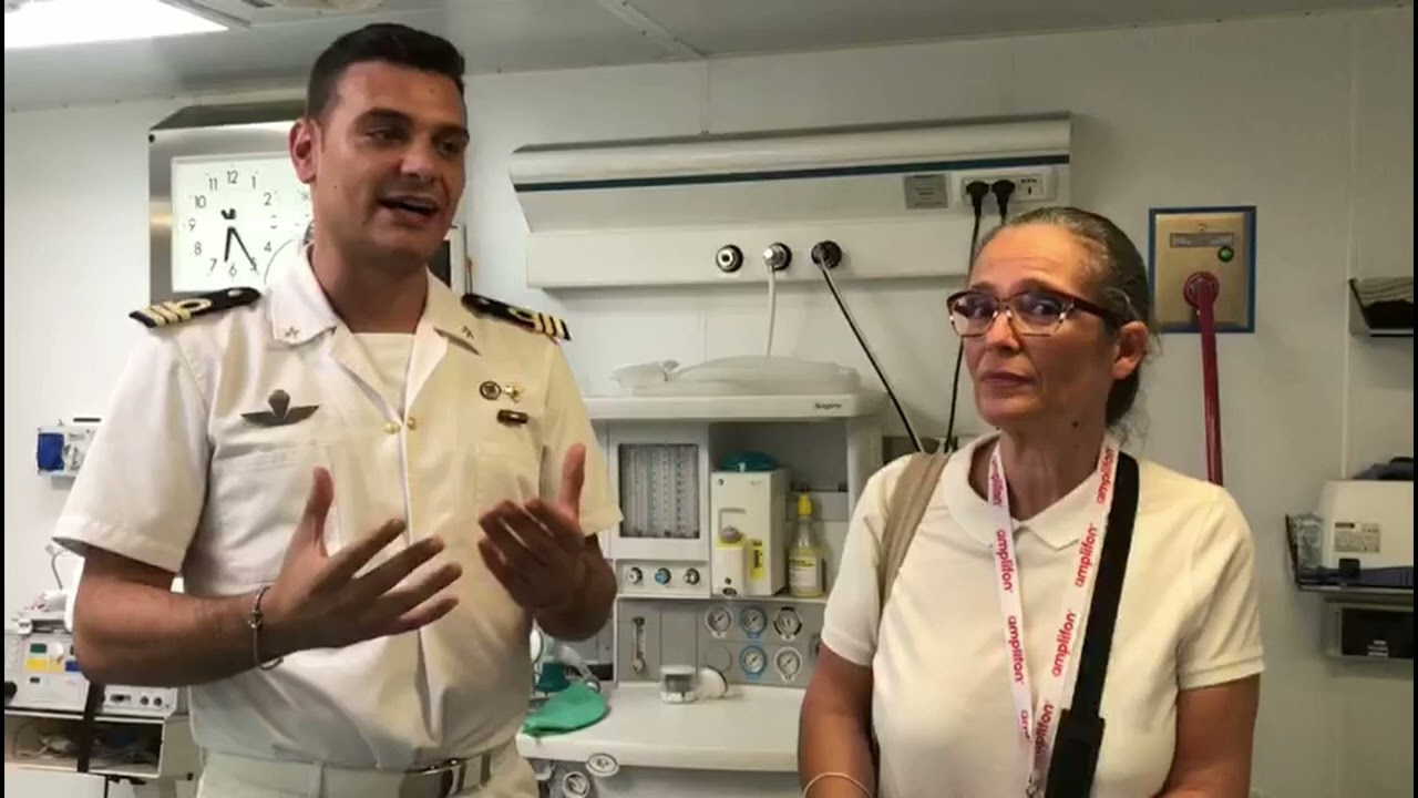 AIOLP incontra il medico di bordo dell’ammiraglia della @ItalianNavy