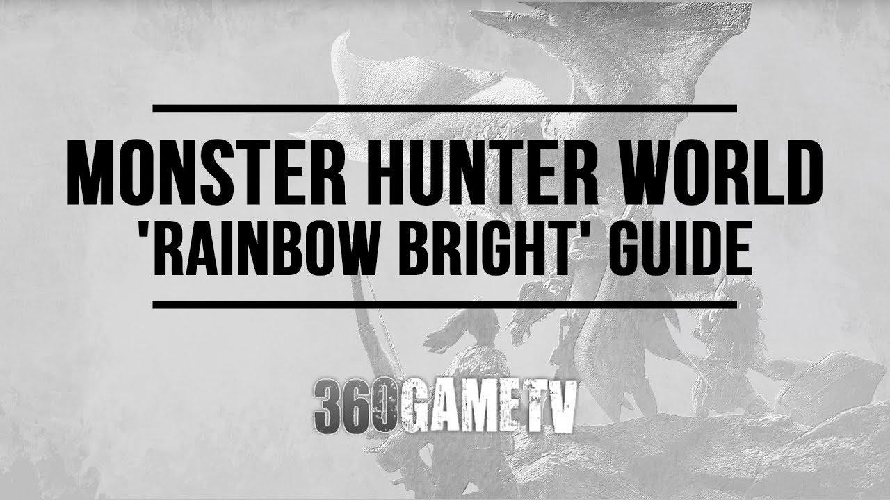 Monster Hunter World Rainbow Bright Achievement / Trophy Guide (Capture a creature that glitters)