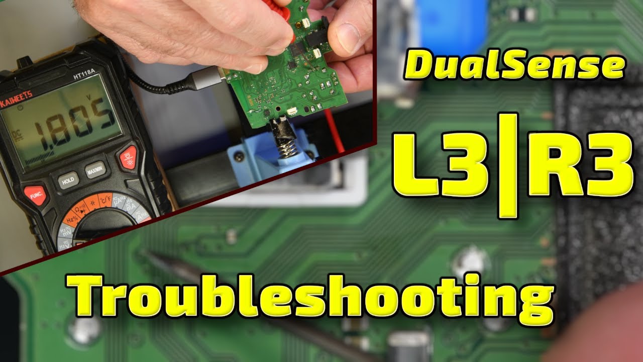 Устранение проблем с переключателями L3 и R3 на DualSense (после замены джойстика)
