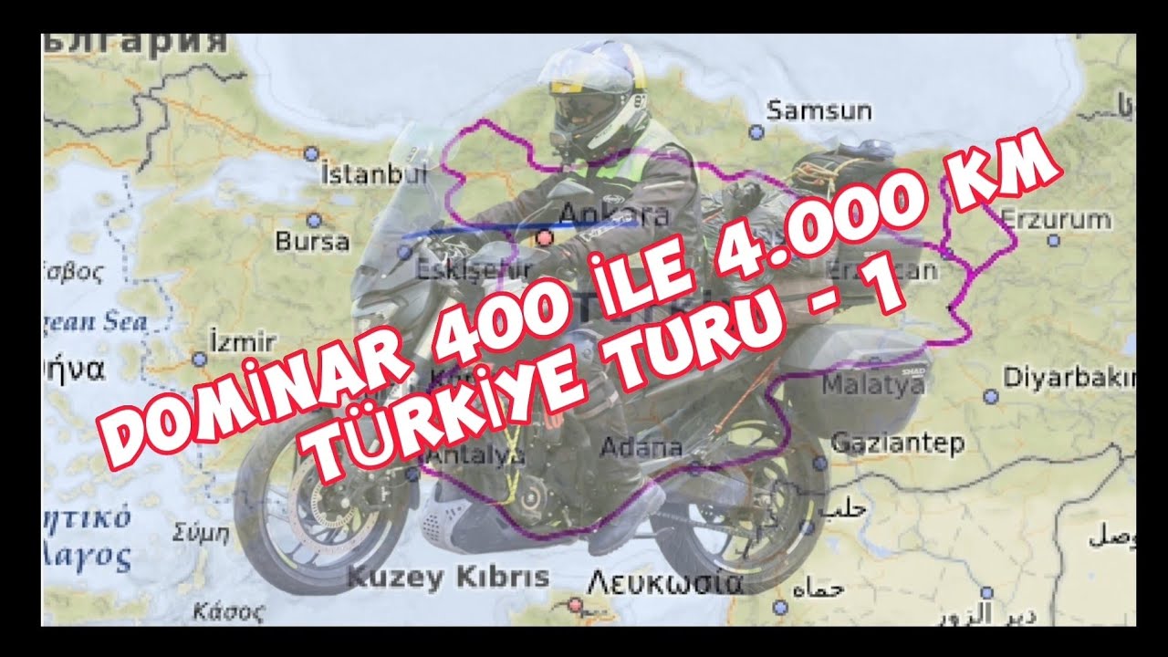 BAJAJ DOMİNAR 400 İLE 4000 KM TÜRKİYE TURU-1 #tunceli #erzincan