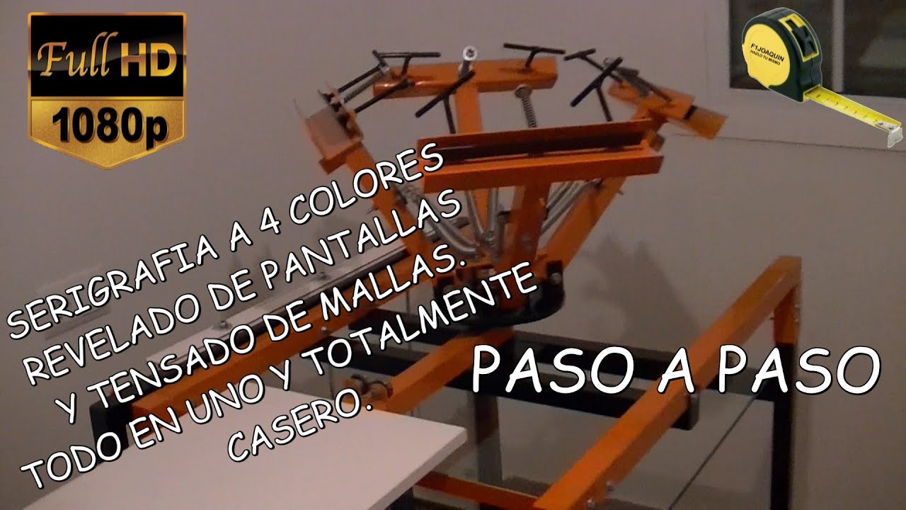 Como hacer PULPO de SERIGRAFIA casero.