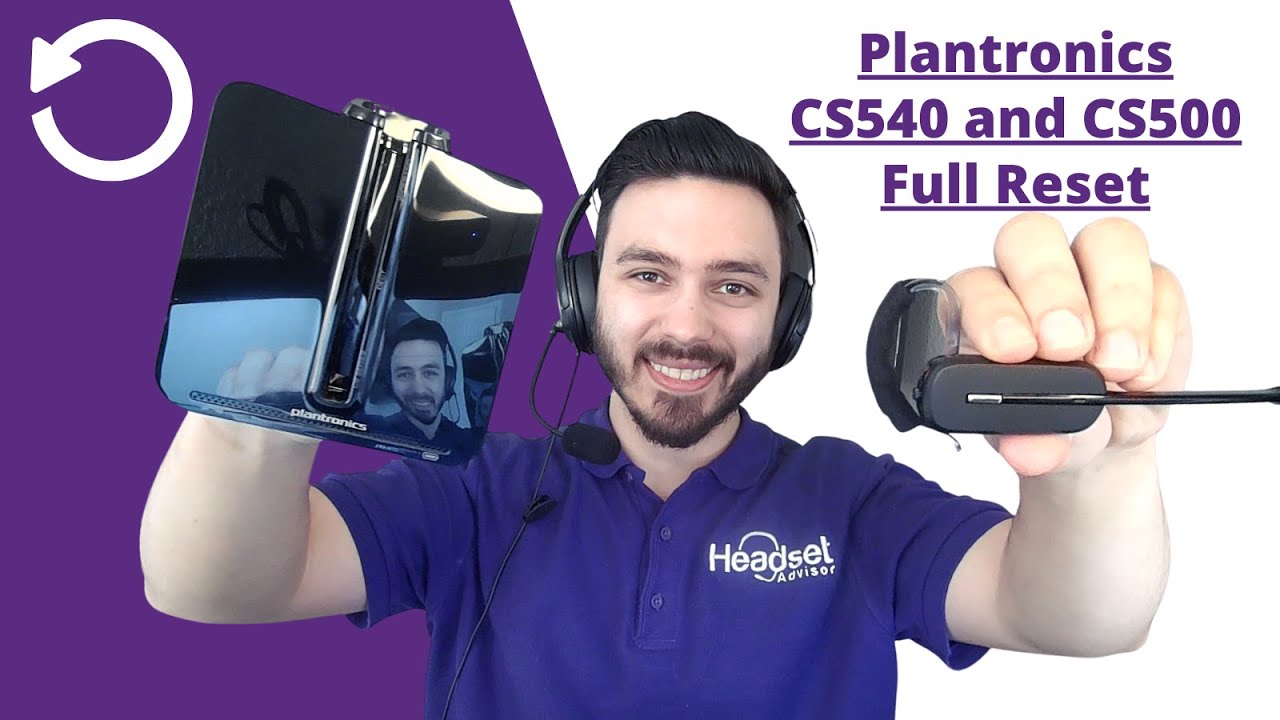 Полный сброс Plantronics CS540 (C054) и CS500 Series
