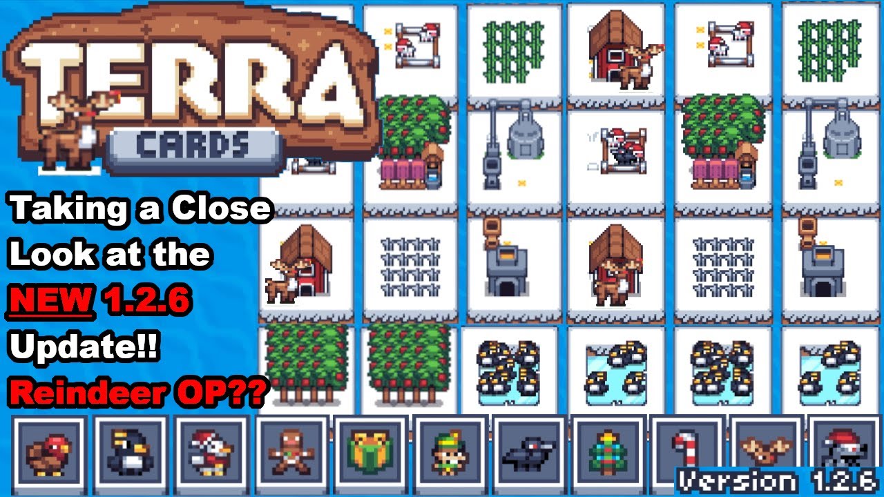 Terracards Just Released a HUGE NEW Update! - Let's Screw Around with Terracards 1.2.6