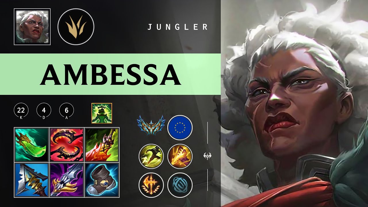 Ambessa Jungle vs Morgana - EUW Challenger Patch 26.02
