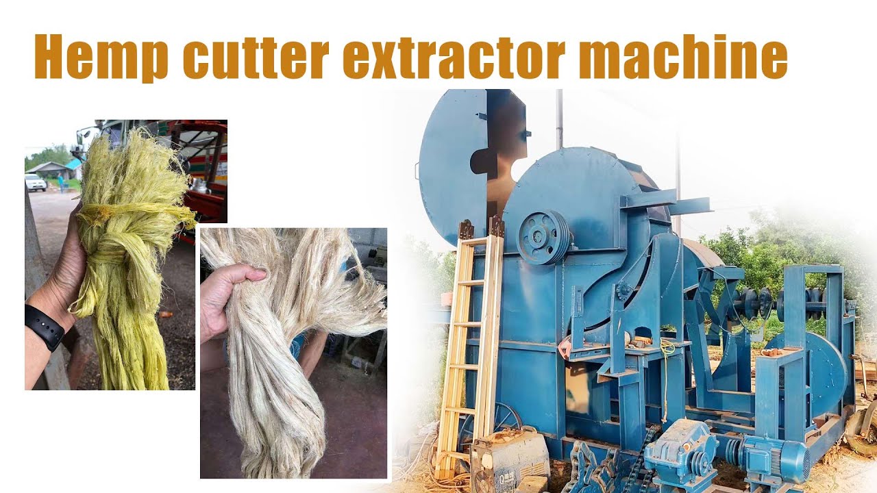 High quality hemp cutter extractor machine production line!Hemp cutting machine丨hemp decorticator