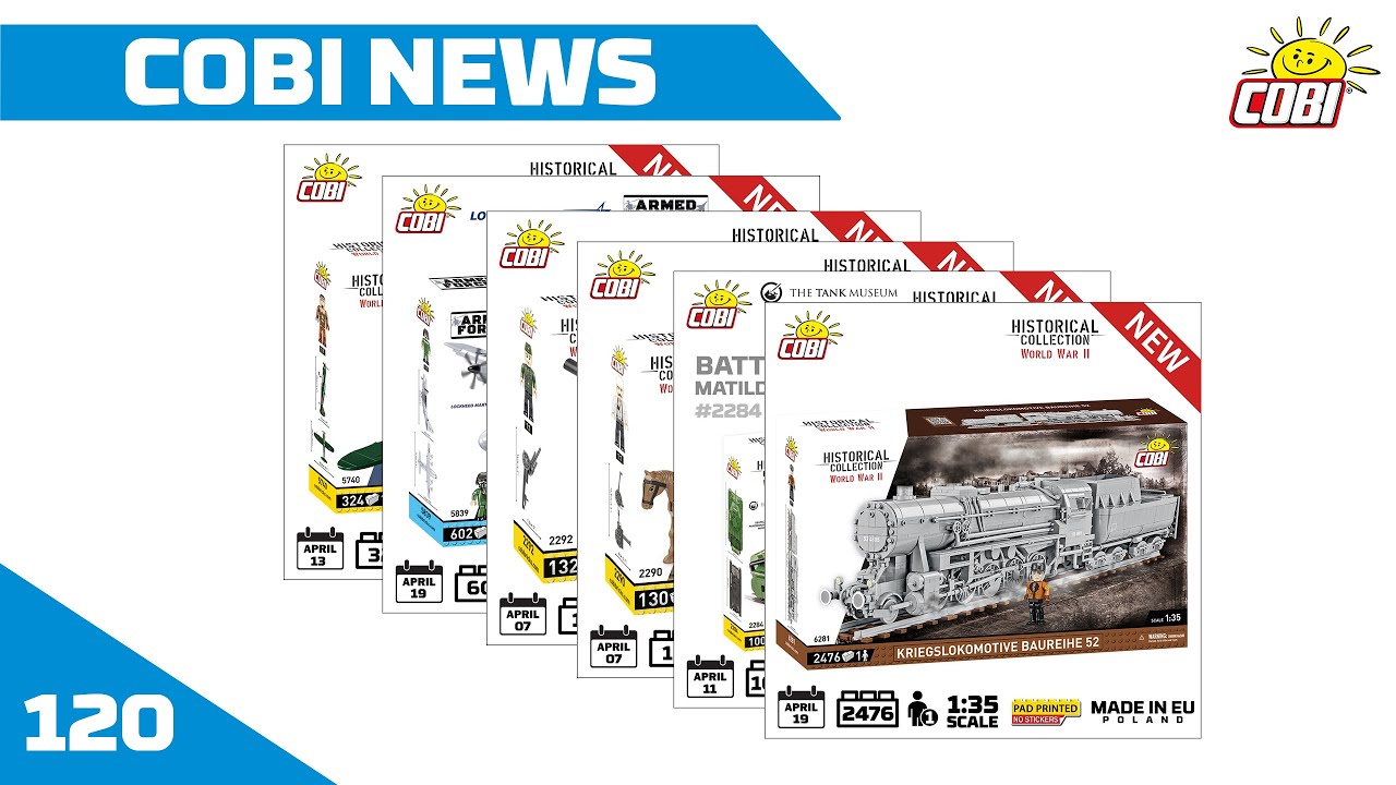 COBI NEWS #120  - 💥 NOWY FORMAT COBI NEWS 💥 ZAPOWIEDZI ZESTAW&Oacute;W NA KWIECIEŃ 2023💥 [PL]