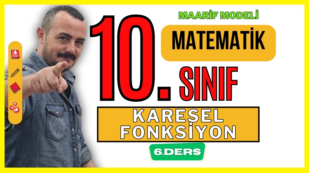 10.Sınıf Karesel Fonksiyon 6 | 10.Sınıf Matematik Yeni Müfredat | Tema 4