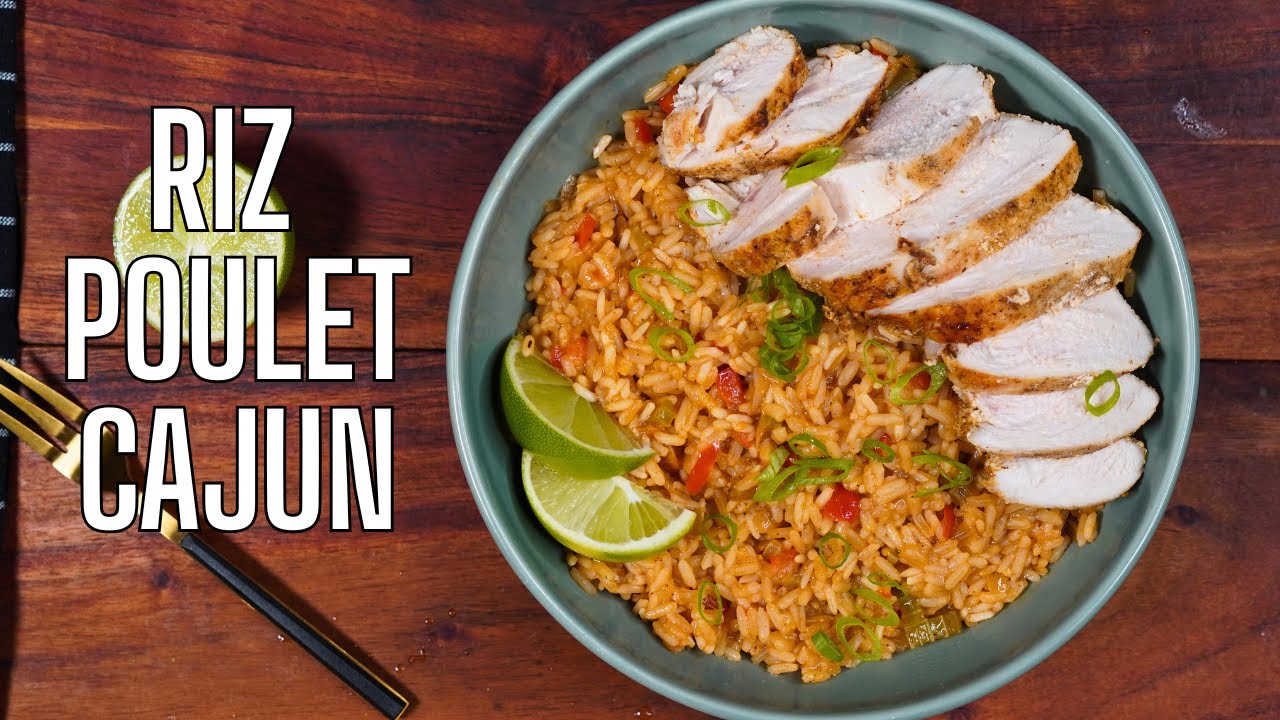 RIZ AU POULET ÉPICÉ -- UN REPAS COMPLET FACILE ET RAPIDE