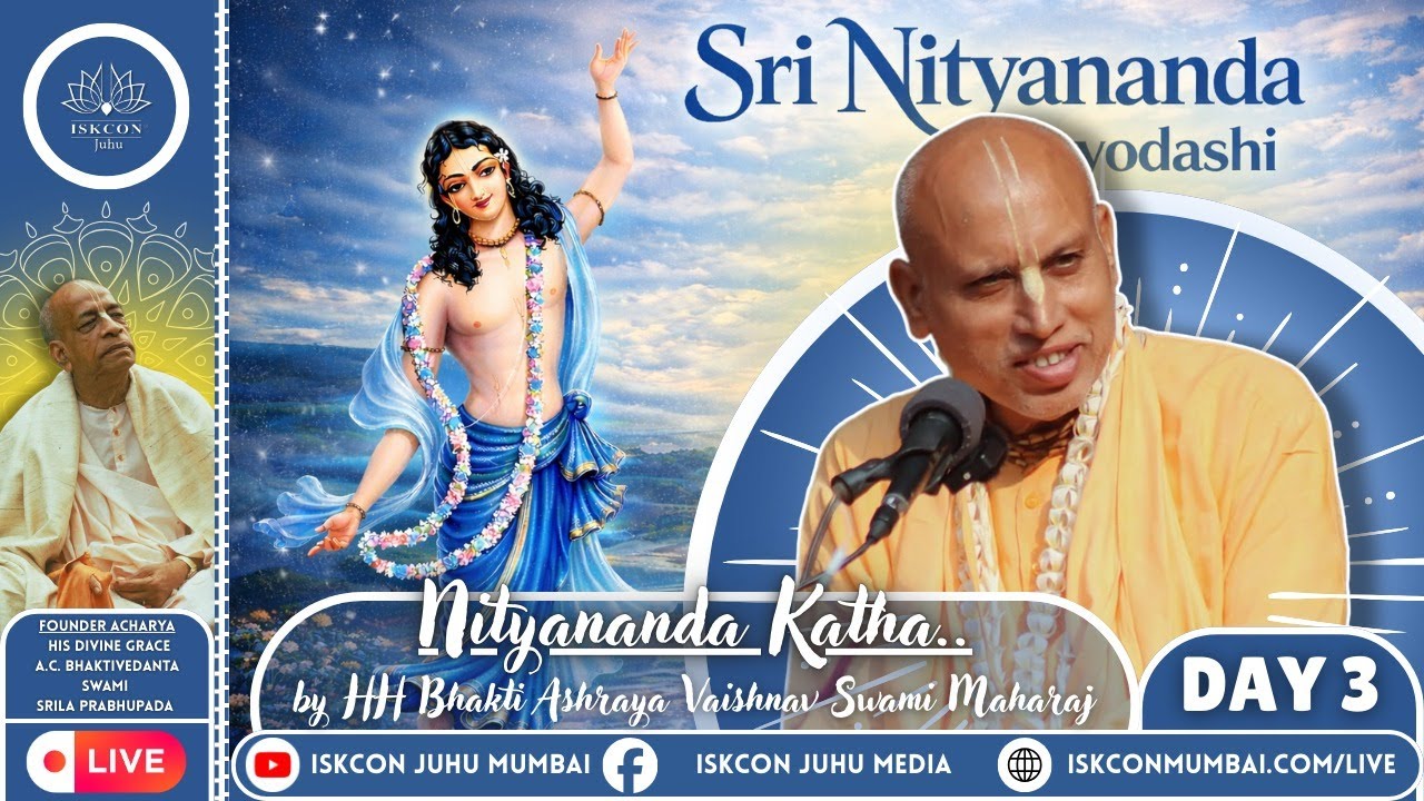 Sri Nityanand Katha By H.H Bhakti Ashray Vaishnav Swami Maharaj Day 3 - 30th Jan 2026