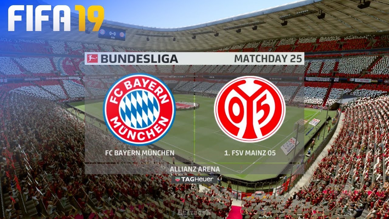 FIFA 19 - FC Bayern München vs. FSV Mainz 05 @ Allianz Arena