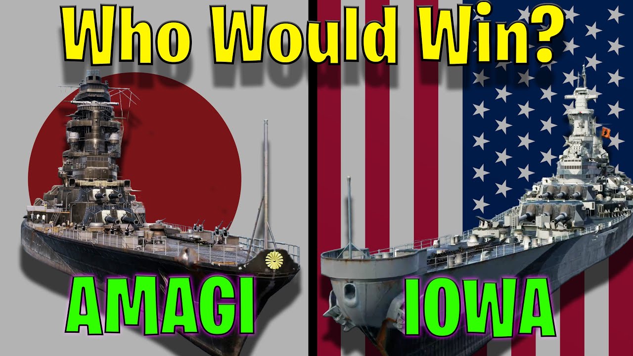 Кто бы победил, если бы USS Iowa и IJN Amagi встретились в поединке один на один?