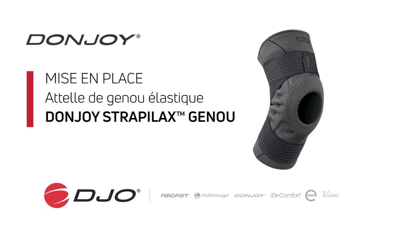DonJoy StrapiLax™ Genou - Mise en place