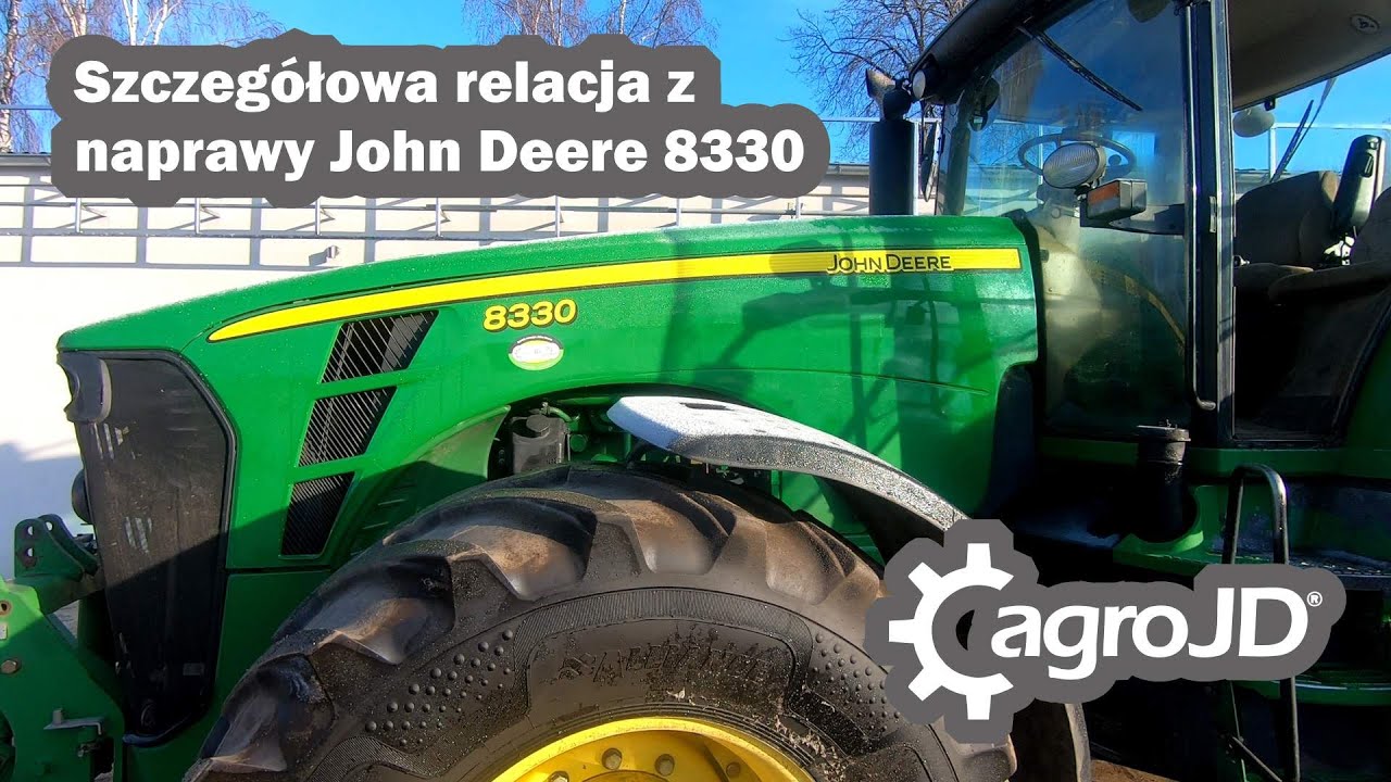 Miesiąc stał i odpalił na strzał 😮😀 Relacja z naprawy John Deere 8330 🚜Plus jazda próbna 🚜
