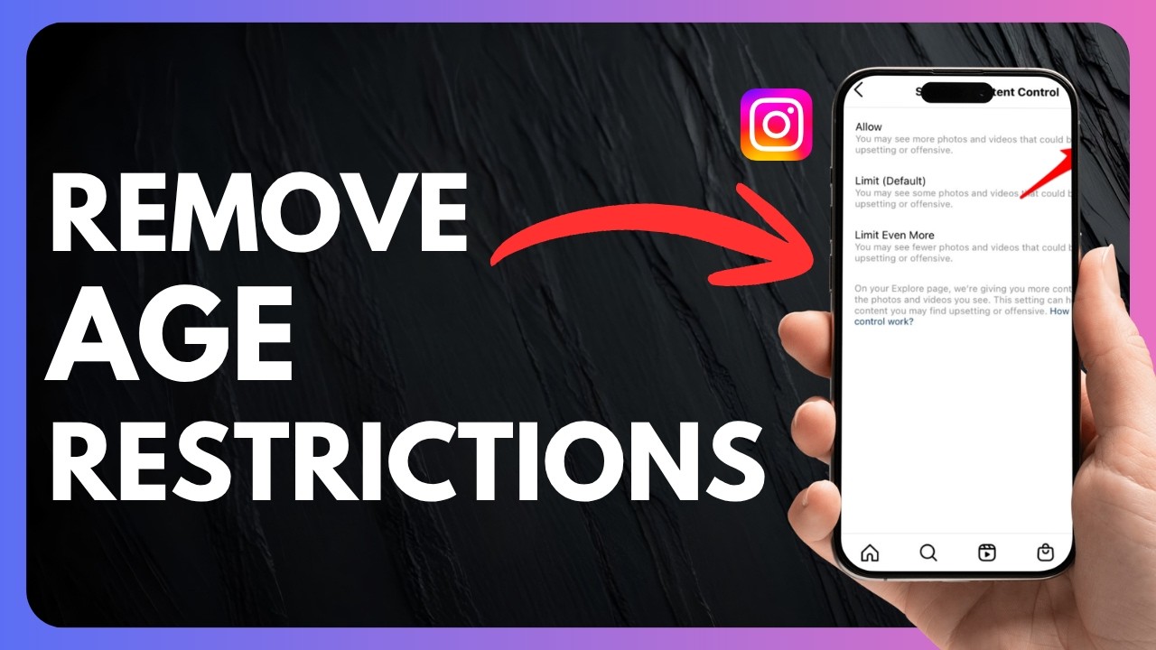How to Remove Age Restriction on Instagram !