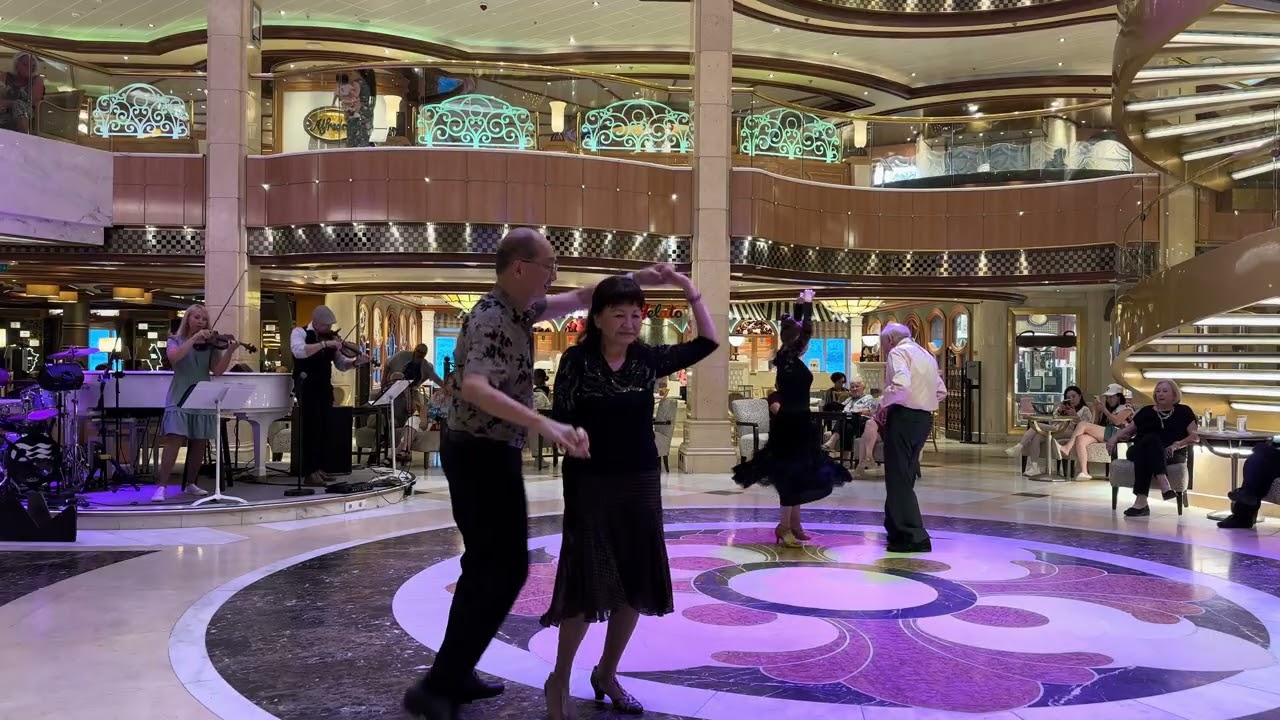 Royal Princess, March 2026.  Simon and Olga, a Cha Cha Cha