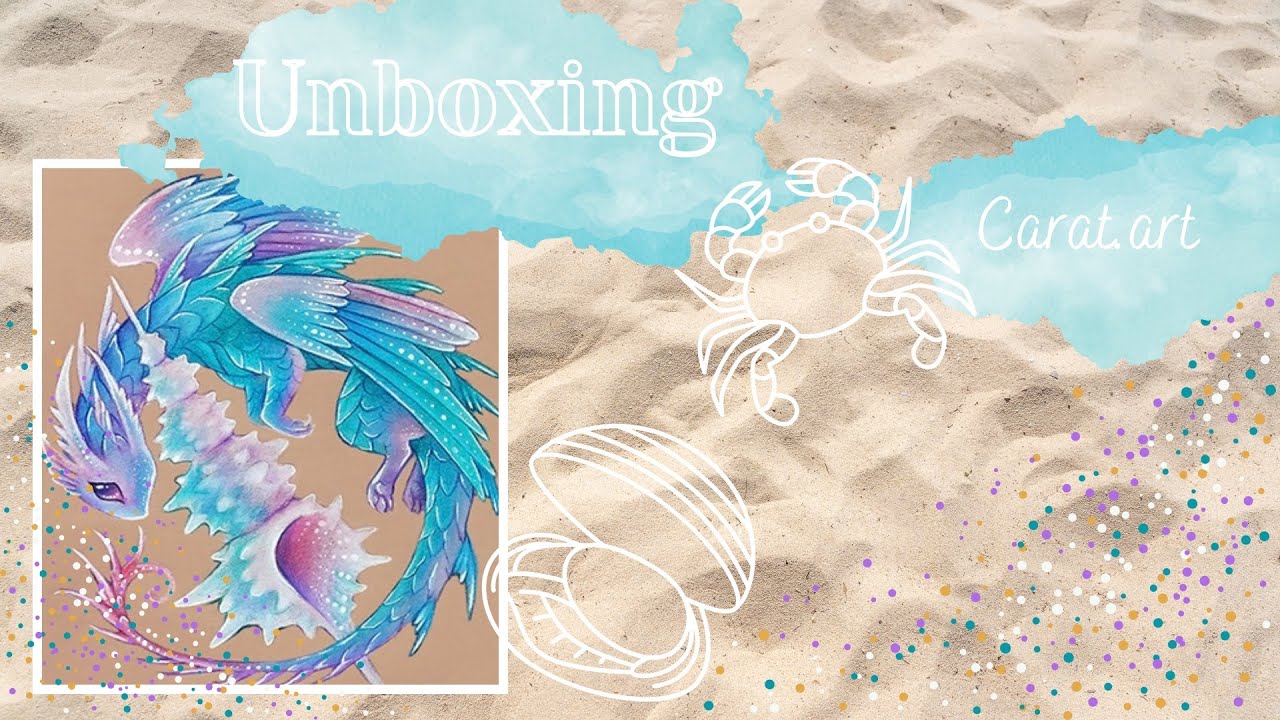 Diamond Painting | UNBOXING - Carat.art: Ein letzter wunderschöner Sommergruß 🐚🪼