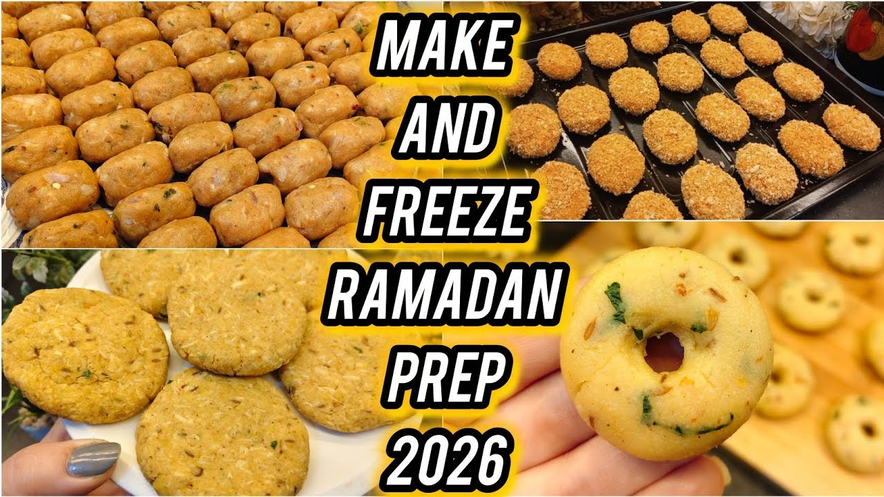 Make & Freeze Ramzan Recipes 2026 | Easy Iftar Snacks Ideas | Healthy & Tasty Recipes | New Snacks 