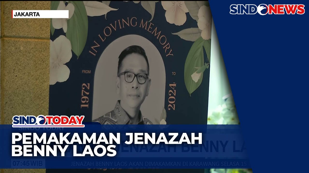 Pemakaman Jenazah Benny Laos, Sejumlah Tokoh Sampaikan Bela Sungkawa - Sindo Today 15/10