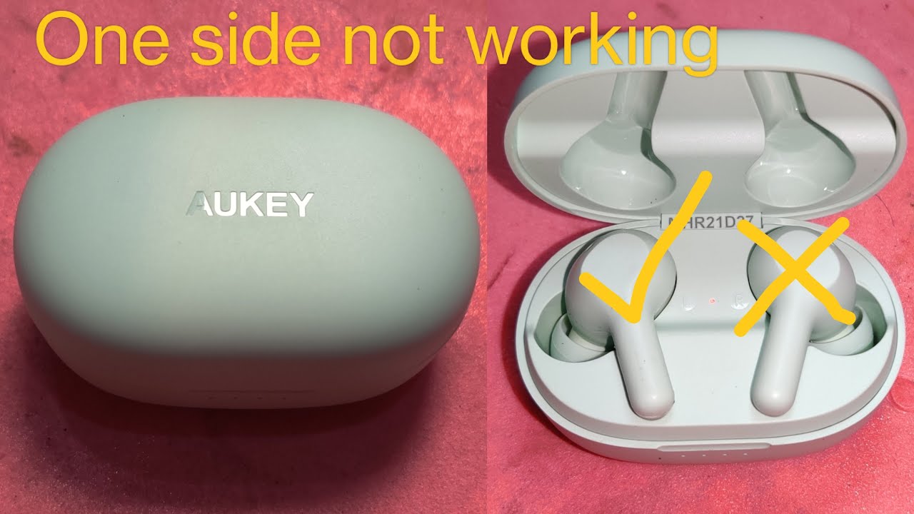 Aukey earbuds one side not working, Battery replacement