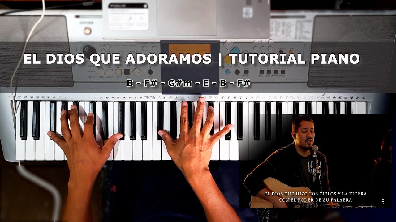 EL DIOS QUE ADORAMOS - DESDE CASA | TUTORIAL PIANO