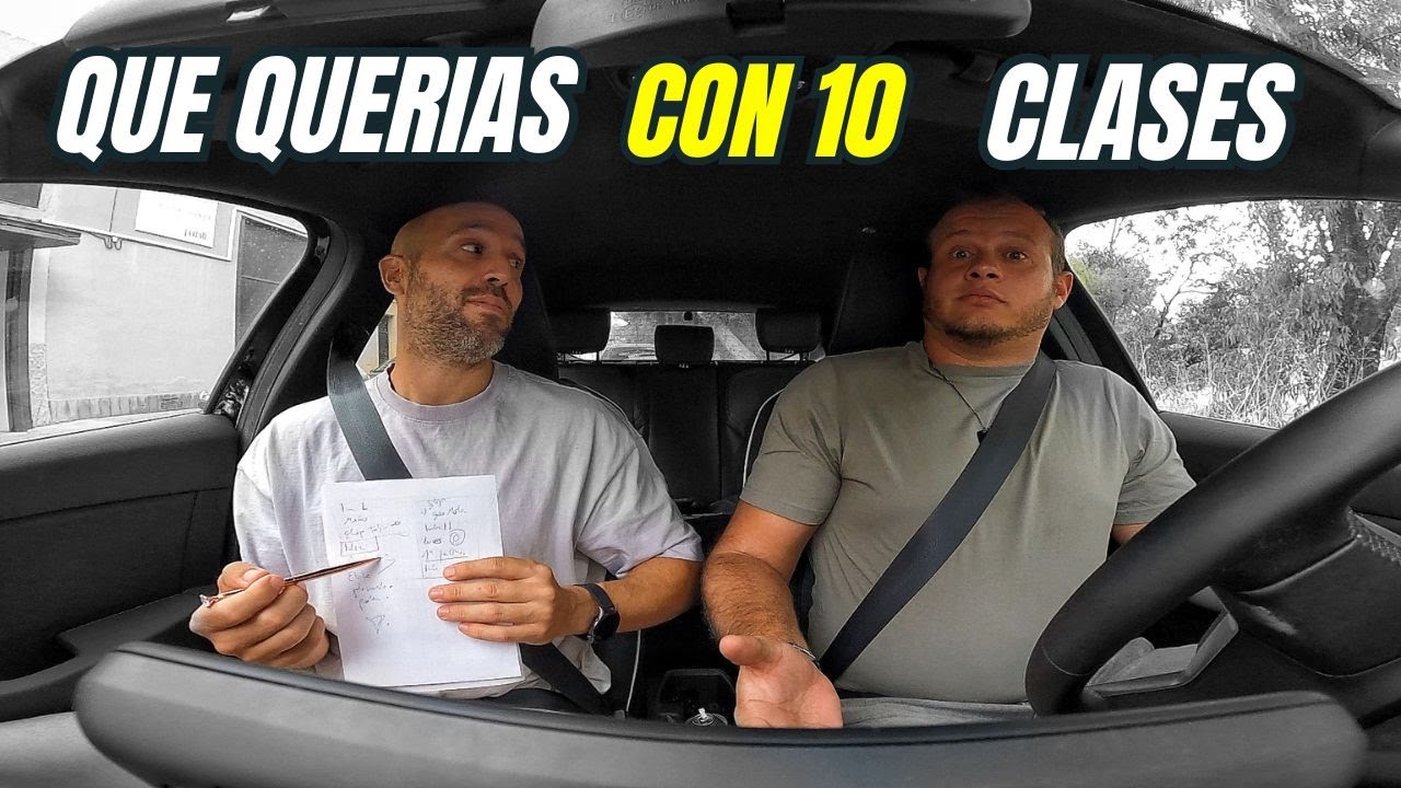 ⛔️Se ATREVE a EXAMINARSE con 10 clases PRÁCTICAS 🔴 Examen de CONDUCIR