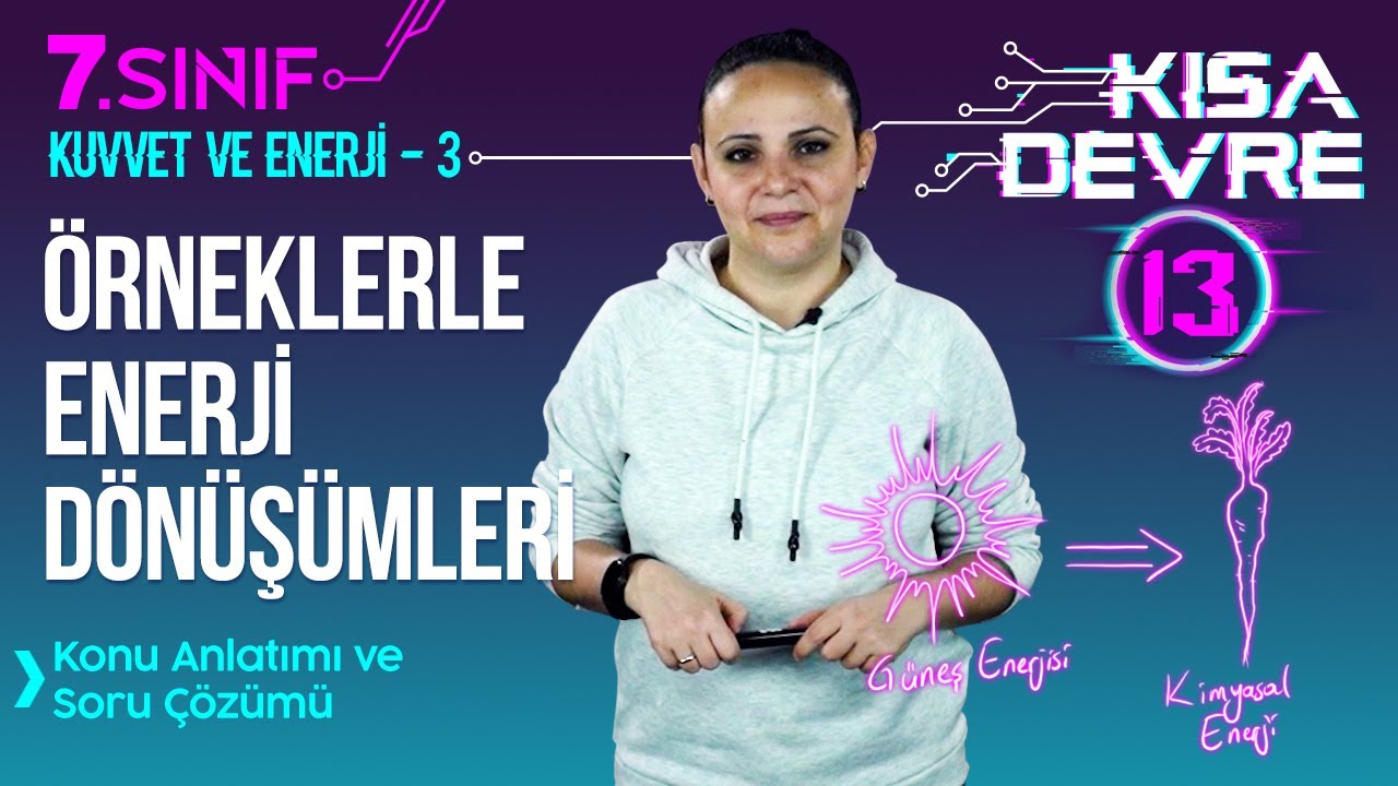 7. Sınıf Enerji Dönüşümleri Konu Anlatımı: Örnekler, Soru Çözümü | 7. Sınıf Fen Kuvvet ve Enerji #13
