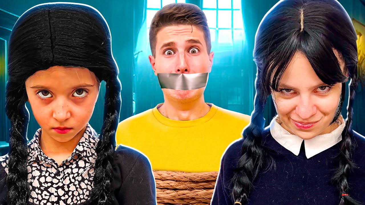 FIGLIACHIARA SI CREDE LA FIGLIA DI NINNA MERCOLEDÌ DELLA FAMIGLIA ADDAMS!☠️