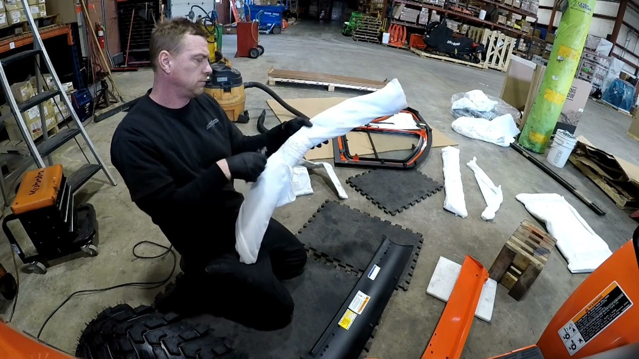 Curtis cab unboxing  for a Kubota B2601