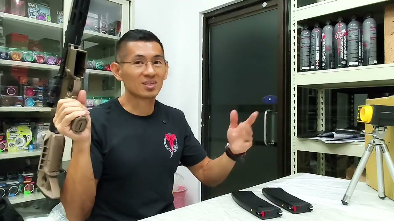 Testing a Redmantoys Edition VFC BCM MCMR MK2 Airsoft Gas Blowback Toy Gun